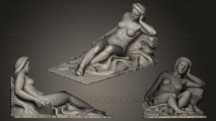 Figurines of girls (STKGL_0114) 3D model for CNC machine